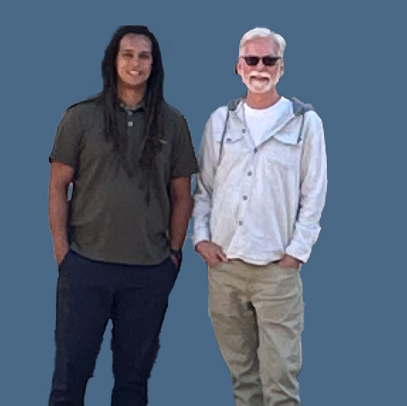 Ismael Teshome and Rob Joyce