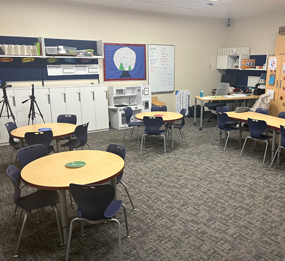 Preschool lab in the School of Education.