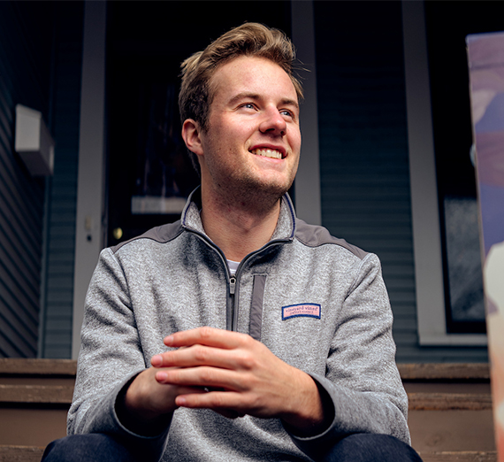 Business student and senior, Jack Githens.