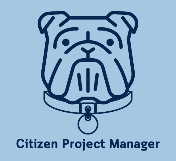 Citizen Project Manager Bulldog Mascot