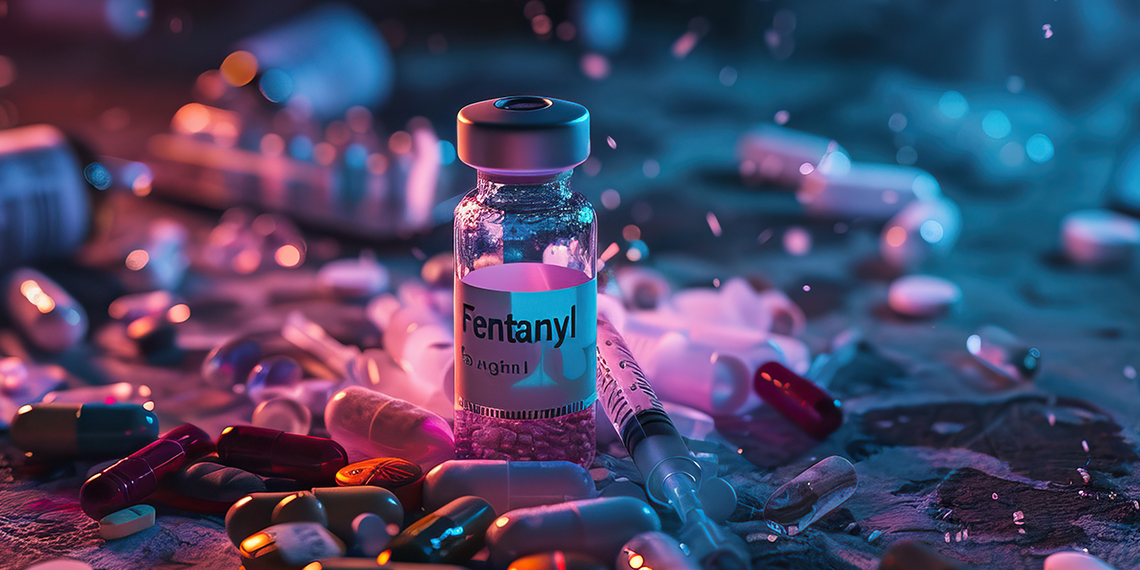 pills and syringes indicating drug use