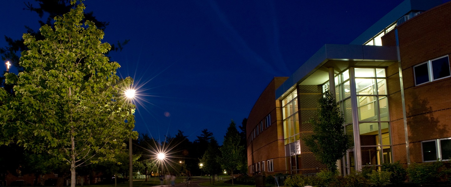Jepson center at night