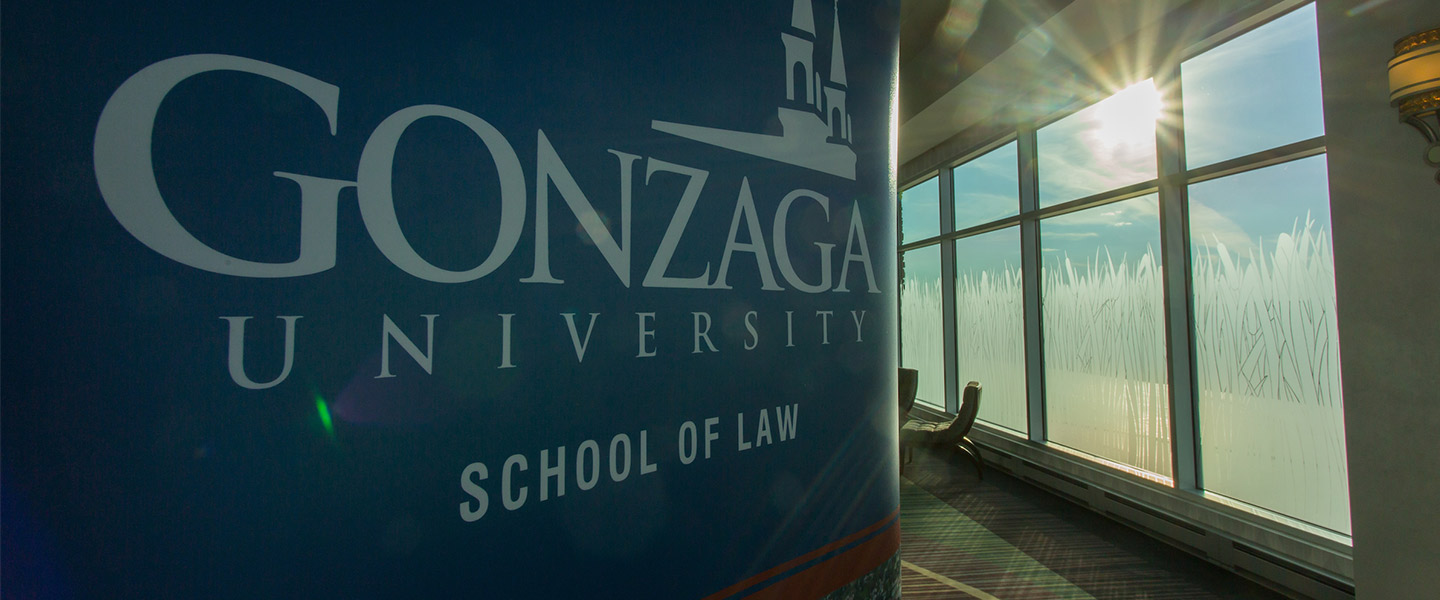 Gonzaga University School of Law banner