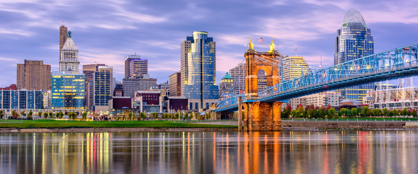 cityscape of Cincinnati, Ohio
