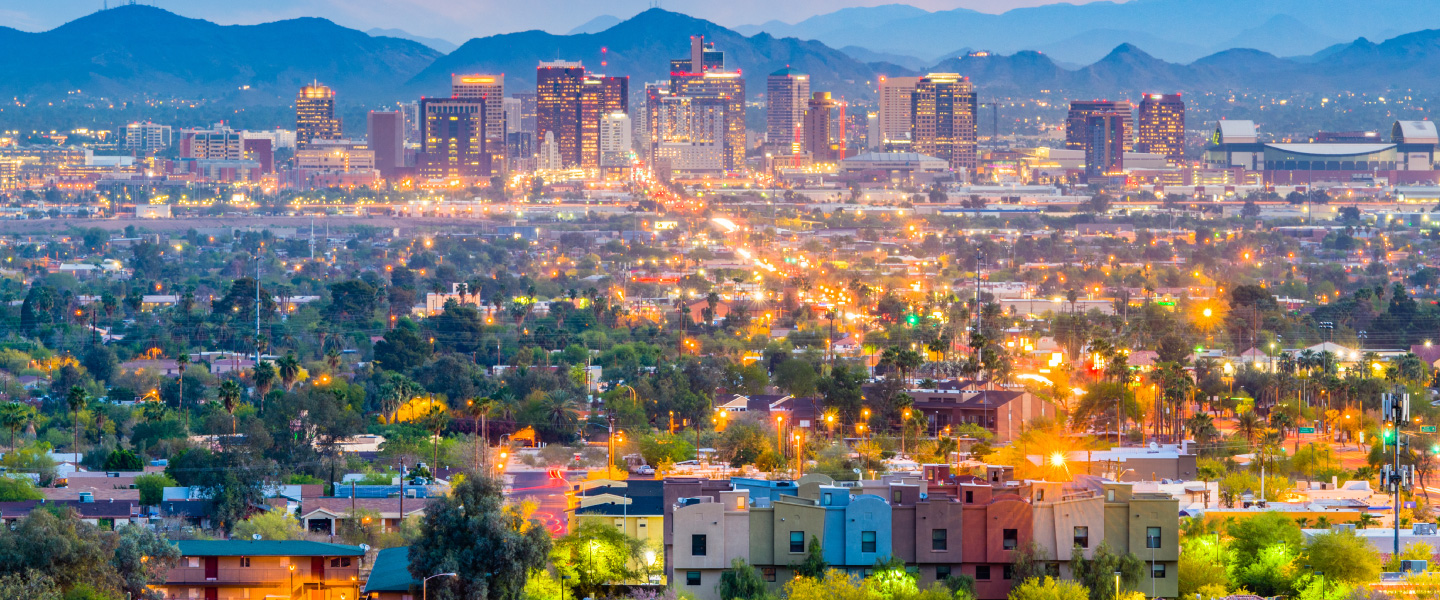 Downtown Phoenix Arizona cityscape
