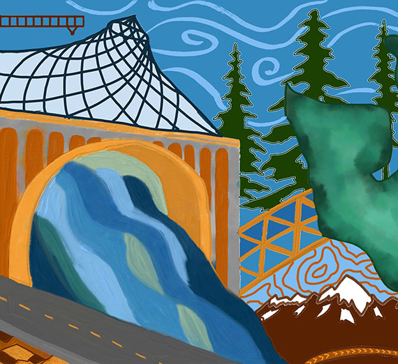 Civil Engineering Senior's Mural Design to be Painted in High Bay Lab